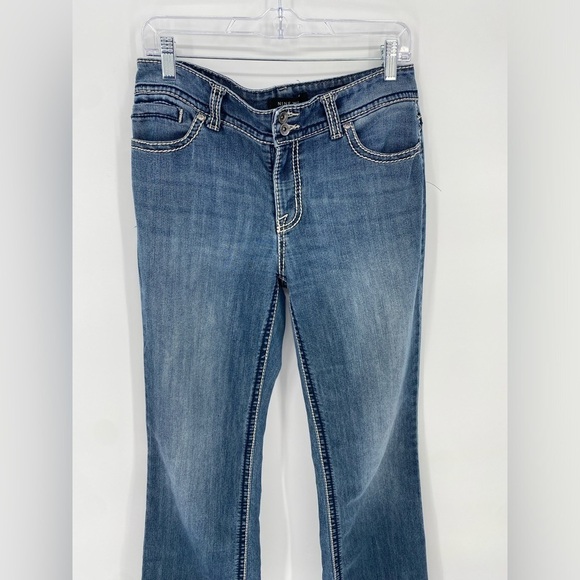 Nine West Annette bell bottom bootcut denim jeans 8/28 - Picture 4 of 7